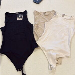 Black and White Bodysuit Set